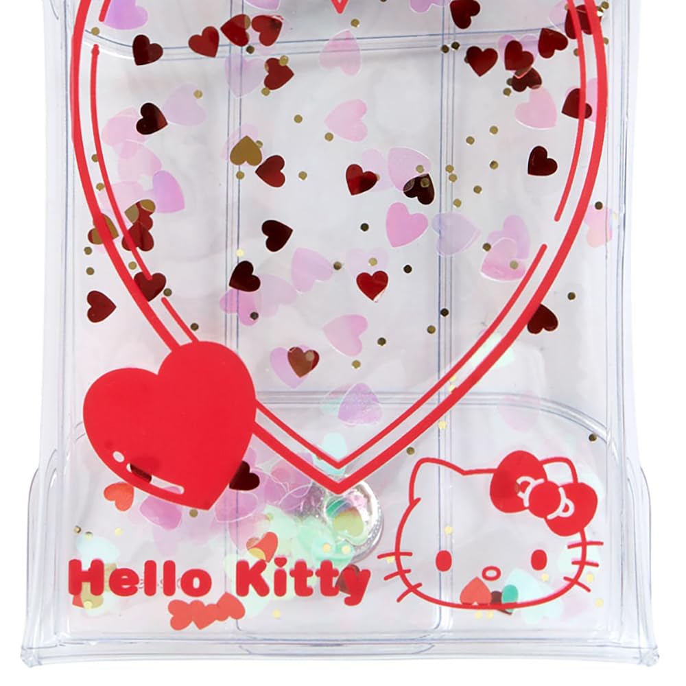 Sanrio Clear Pouch with Carabiner Character Award 3rd Colorful Heart Series Hello Kitty Hello Kitty Character 431958