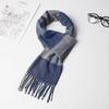 2024 Women's & Men's Beige Plaid Scarf - Versatile Japanese Style Winter Shawl