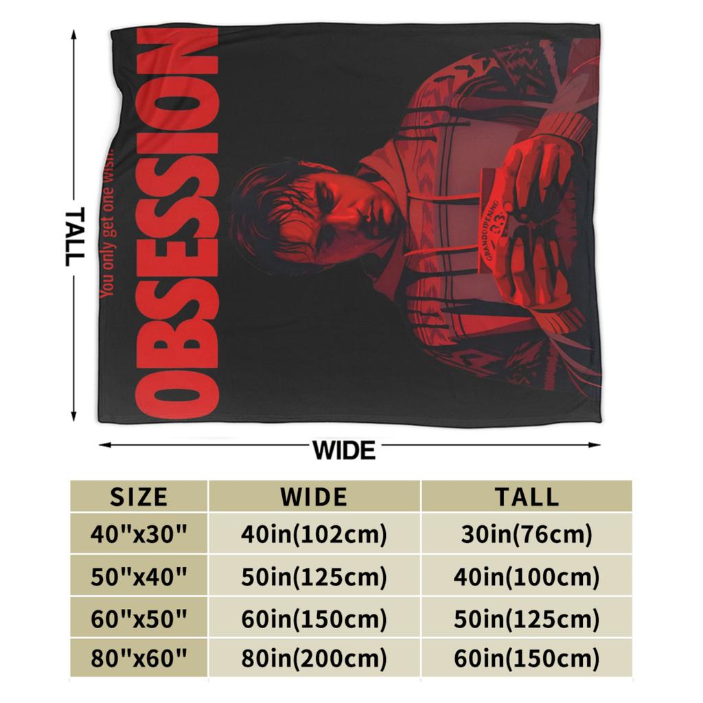 Obsession Movie - Obsession Blanket Cover Fleece Ultra-Soft Throw Blanket for Outdoor Travel Bedroom Quilt