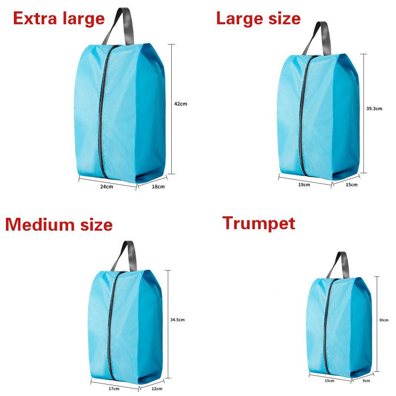 Schuhaufbewahrungstasche, wasserdicht und staubdicht, Nylongewebe mit starkem Reißverschluss, geeignet für Männer und Frauen, Reise- und Heimaufbewahrungstasche