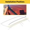 For 2007- Tundra Double Cab 2X Left+Right Roof Trim Molding Sealing Strip