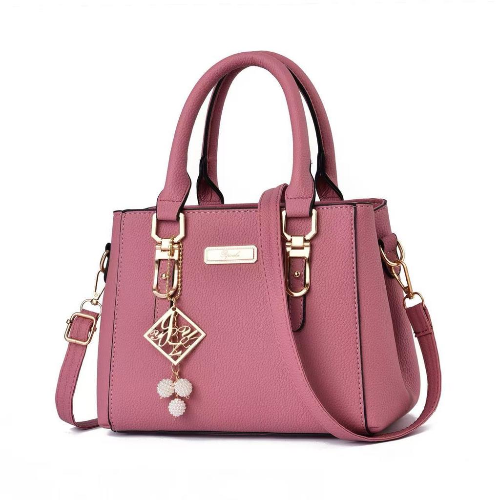 Handbag Women's Bag New Fashion Versatile PU Leather Shoulder Oblique Span Bag