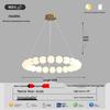 Italian Cream Minimalist LED Pendant Lamp for Living Room and Stairwell
