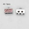5/10Pcs Jewelry Diy Accessories 8Mm Crystal Connector Charms For Bracelet Making Keychain Phone Strip Women Gift