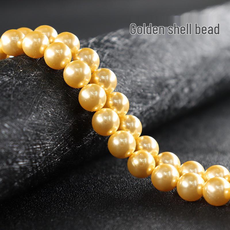 Shell Pearl Beads for Handmade DIY Accessories - Round, Loose, Semi-finished Ornaments