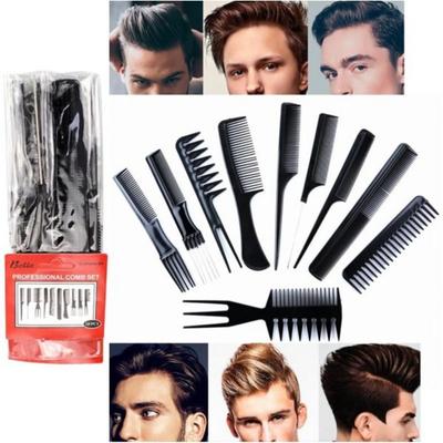 Mesh Comb Treatment Comb 10 Piece Set Pomade Comb Coarse Men's Comb Women's