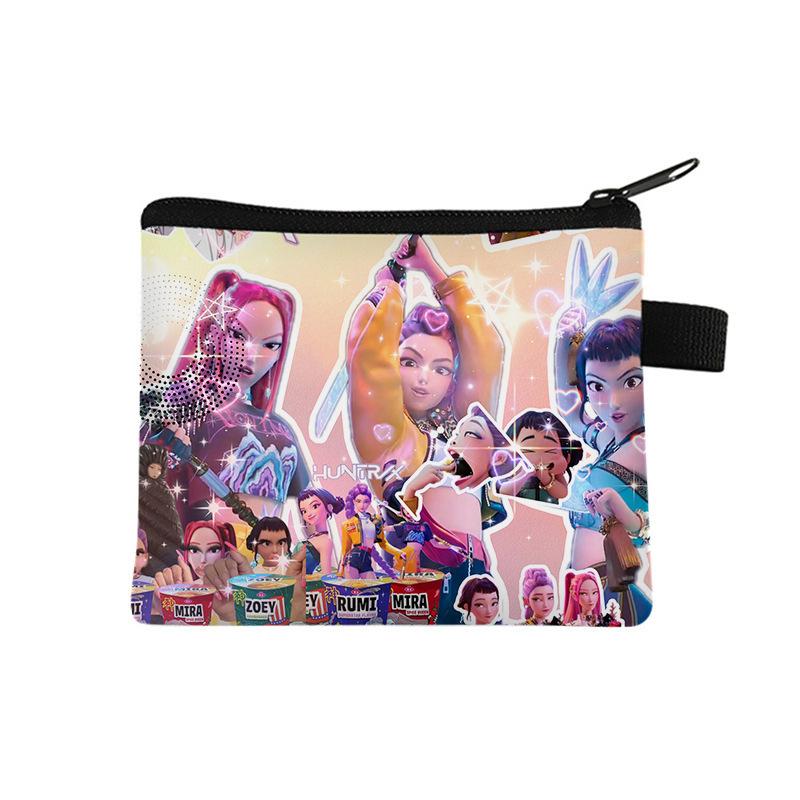 Witch Hunters Change Bag Coin Storage Bag Wallet Short Portable Key Card Bag Cartoon Bag