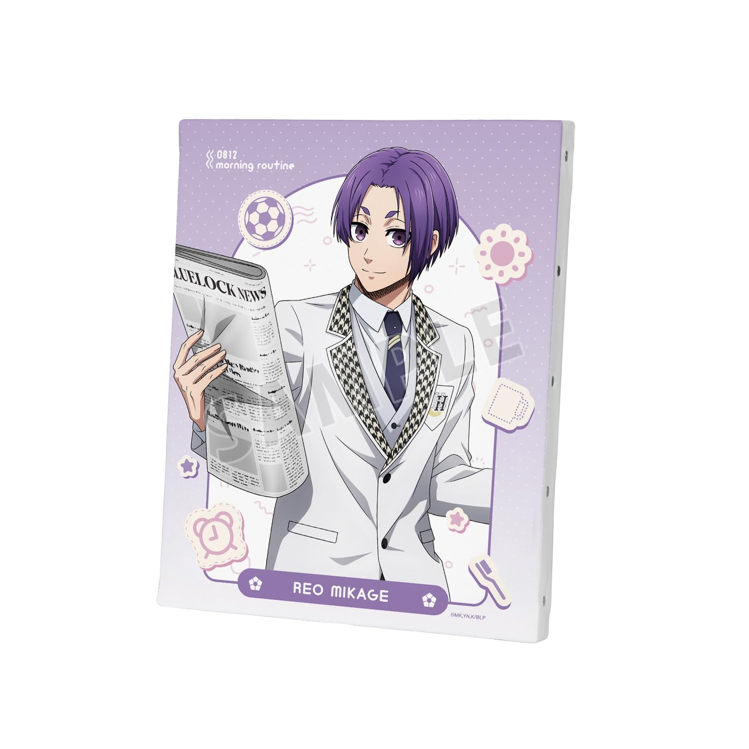 

ТВ-аниме Недавно нарисованный Рео Микагэ Утренний распорядок Холст Blue Lock вер.