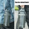 New 3 Liter Portable Sport Water Bottle With Straw Gym Drinking Bottle With Strap For Outdoor Travel Large Capacity Fitness Cup
