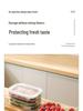 Food-Grade Plastic Refrigerated Storage Box with Lid for Fresh and Frozen Items