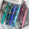 Kaigelu Torpedo Fountain Pen Hand Pushed Long Knife EF/F/M Nib Writing Ink Pen School Supplies Business Writing Smooth Gift