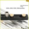 A34R Track Drill Guide With Sliders Countersunk Step Drill Guide Punch Connection Tool Hole Punching Guide Tools Punch Aid