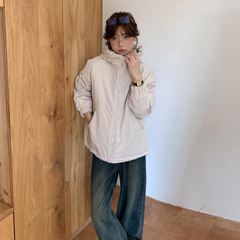 

Short Quilted Jacket, Thickened Hooded Jacket, Women s Autumn and Winter New Down Jacket for Small People S