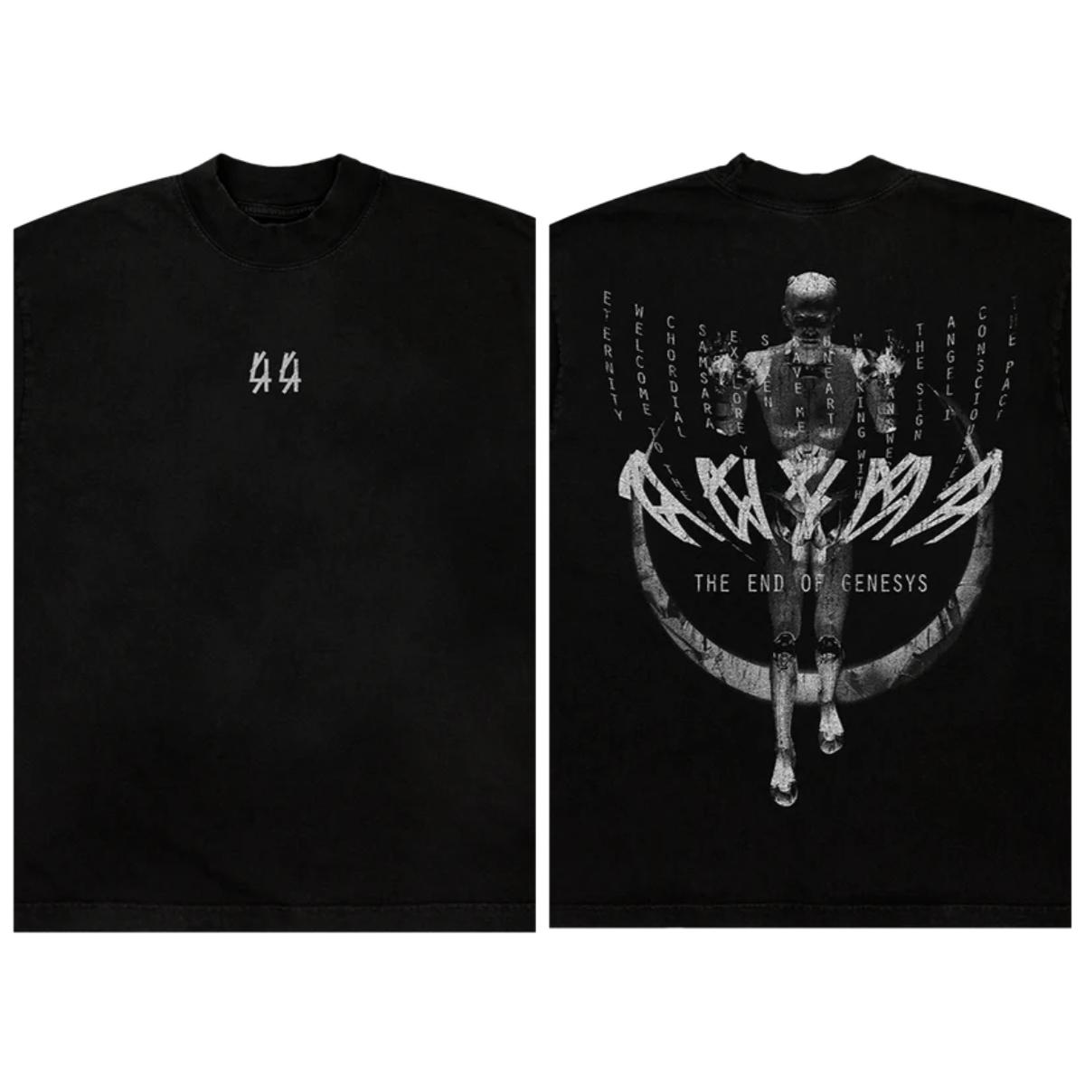 

Мужские хлопковые футболки с коротким рукавом 2025 Summer Dj Anyma THE END OF GENESYS для фанатов Высококачественная футболка оверсайз унисекс S