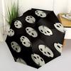 1pc Skull Pattern Design Umbrella with Plastic Handle,Suitable for All Seasons UmbrellaPT520