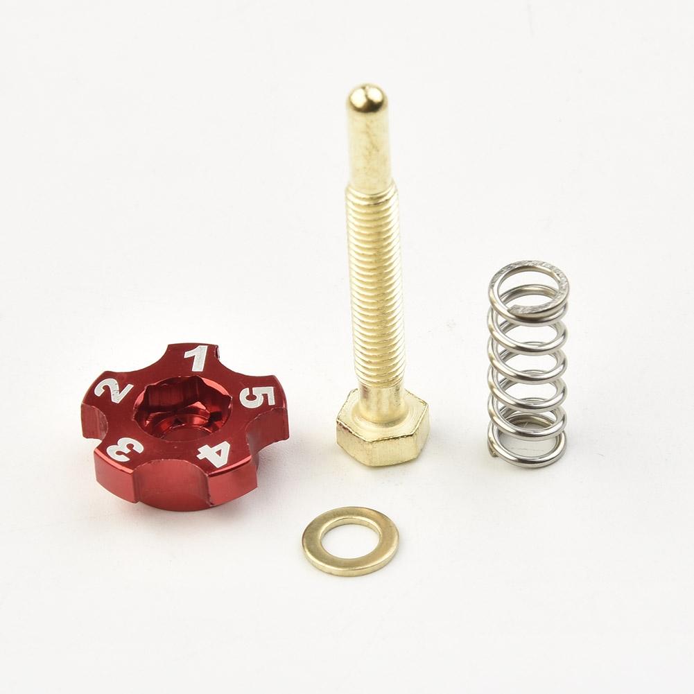 Idle Speed Adjuster Screw Motorcycle Carburetor Red Screw Set