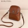 Gefini Women's 2023 Trendy Genuine Leather Cowhide Crossbody Shoulder Bag 