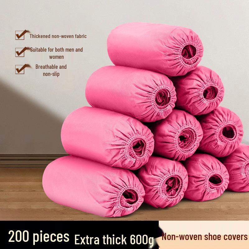 

Потовщені одноразові бахіли з нетканого матеріалу - Зносостійкі, дихаючі, пилозахисні для студентів та дорослих