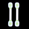 2Pcs Child Safety Strap Locks Baby Locks For Cabinets And Drawers Toilet Fridge,Adhesive Cabinet Drawer Door Latches-2 Style