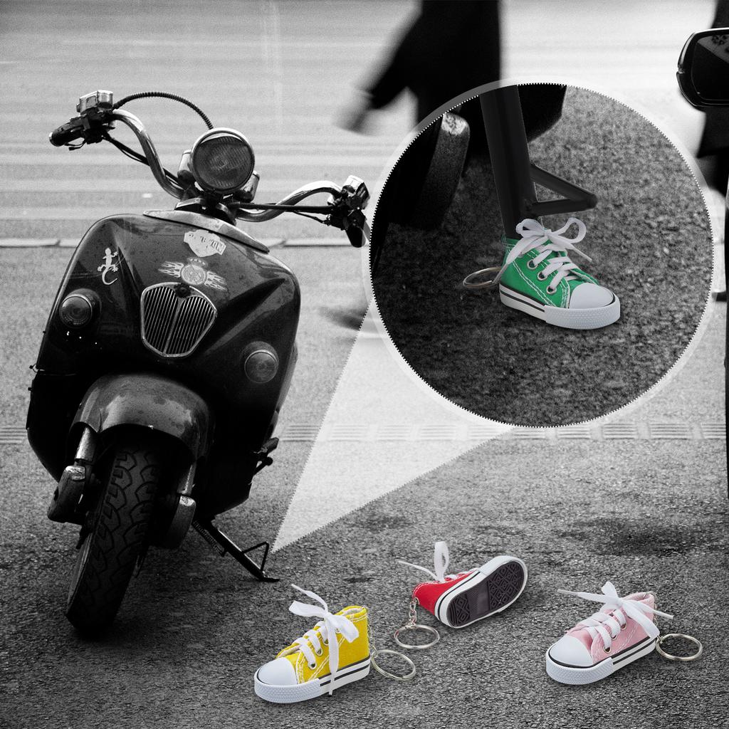 1pcs Creative Tripod Cover For Motorcycle Bicycle Side Shoe Shape Foot Support Electric Bike Tripod Decor Moto Parts New 2024