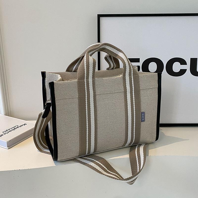 Canvas Bag Women's Tote Bag Large Capacity Autumn and Winter Can Cross the New Versatile Shoulder Bag Handbag