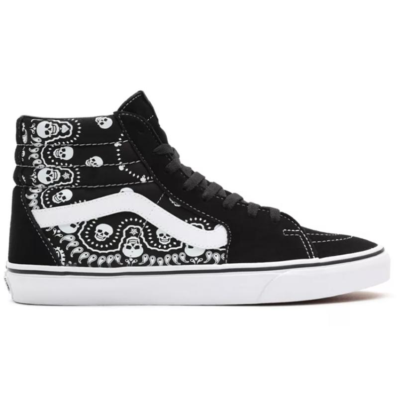 Vans SK8 Hi Bandana-Black Vans VN0A32QGD9S