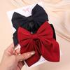 2Pcs/set Sweet Solid Bowknot Hair Clips for Women Girls Ribbon Bows Hairpins Handmade Barrettes Headwear Hair Accessories Gifts
