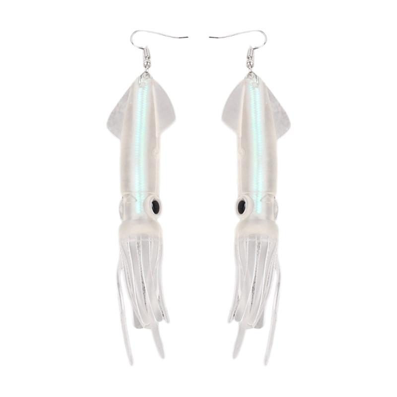 

Simulation Squid Dangle Earrings Fashion Squid Earrings Simple Earrings Ear Jewelry Drop Earring ABS Texture 1