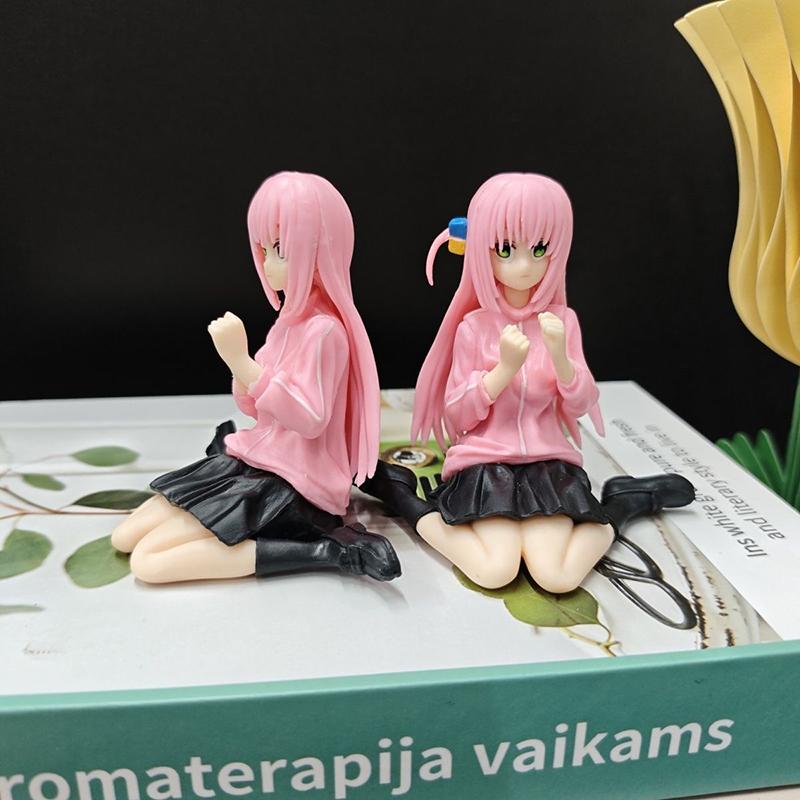9cm Anime Bocchi the Rock! Gotoh Hitori PVC Figure Collectible Model Toys Ornament Desktop Doll Gifts