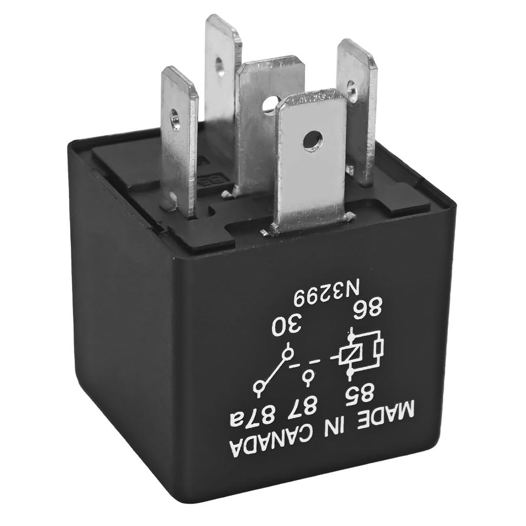 P6SDT FOAB-14B192-AA Automotive Relay (Pack Of 4) – 40A 12VDC 5-Pin OEM Replacement F0AB-14B192-AA RY116 For Ford Electrical Systems