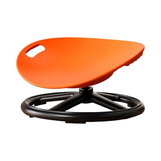 Sensory Spinning Chair for Kids, Body Coordination Balance Training Swivel Chair, Rotatable Seat with Metal Base, Sit And Spin Sensory Toy for