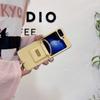 Hand Carry Ring Folding All-Inclusive Protective Cover for Samsung Z Flip7/6 Z Flip3/4/5 Crocodile Pattern PU Leather Phone Case