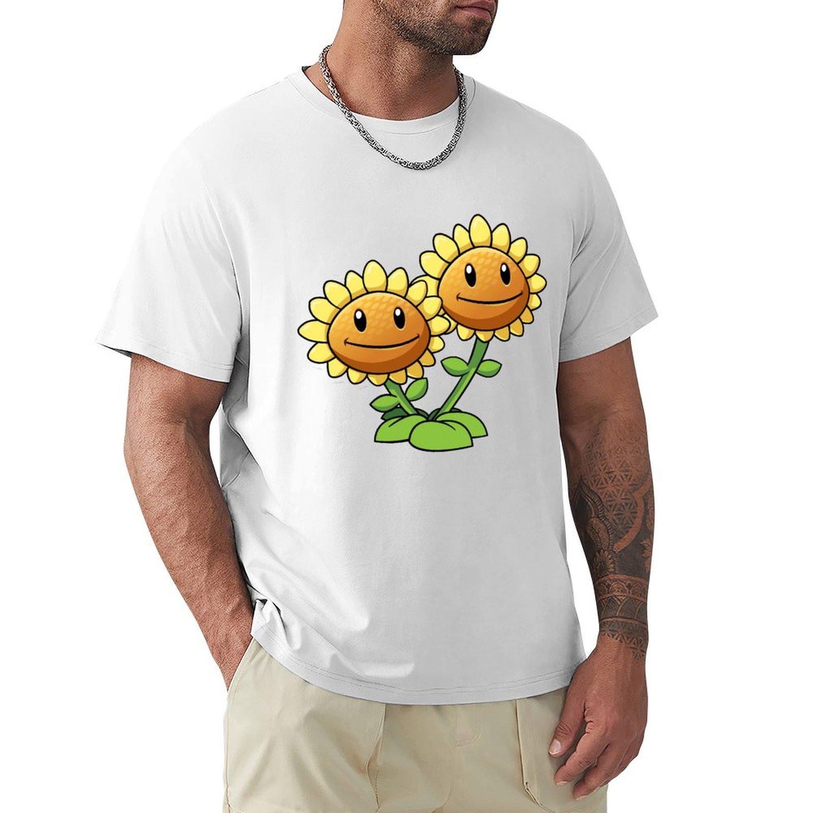 Sunflower Pvz Tshirt Holiday All Match Tshirt S