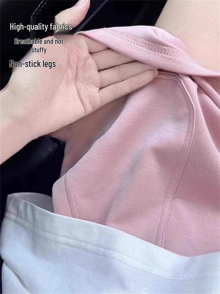 Casual Summer Maternity Wide-Leg Shorts with Non-Constricting Waist for Petite Women