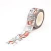 NEW 1X 10M Decor Christmas Houses Washi Tape Set for Scrapbooking Adhesive Masking Tape Cute Journaling Kawaii Papelaria
