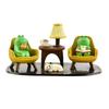Home Decorations Cute Frog Rocking Chair Miniature Frog Figurines Animal Cat Ornaments for Japanese ZAKKA Frog Figurines