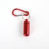 New Premuim Portable Mini Waterproof Aluminum Pill Box Cases Container Organizer Storage for Vitamin Fish Oils Keychain Earplug