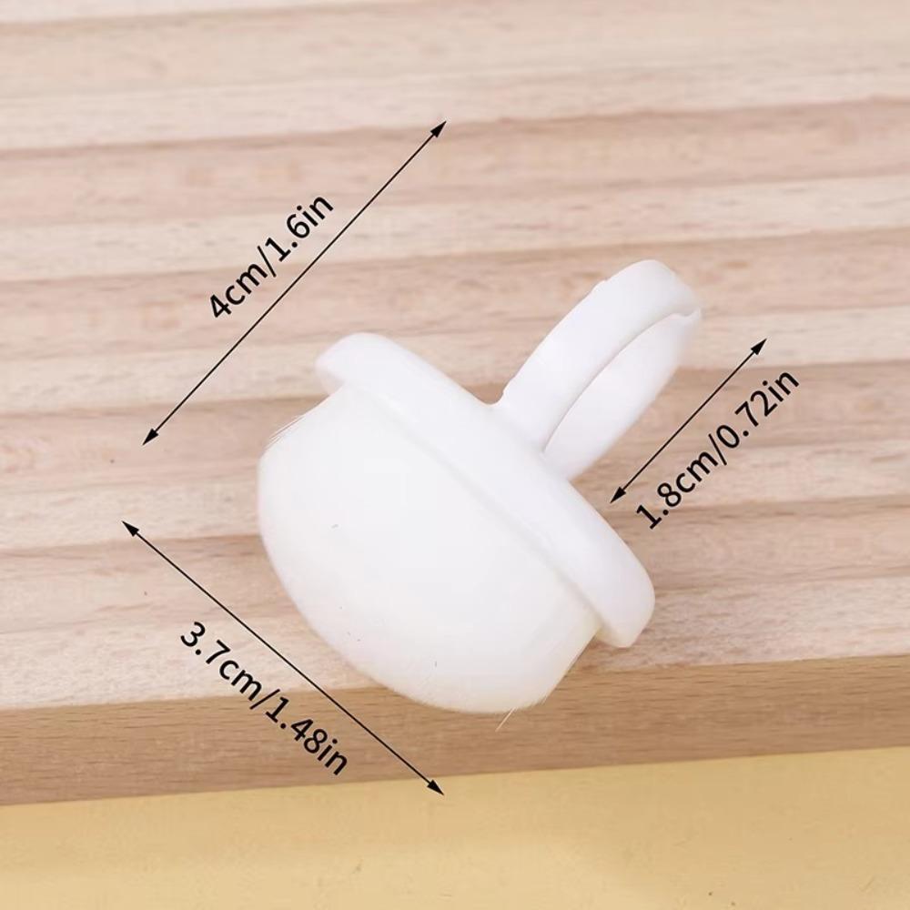 Oval Nails Art Dust Brush Manicure Tools Dust Cleaning Ring-shaped Brush Plastic Nails Art Dust Cleaning Brush