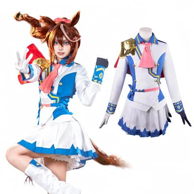 Uma Musume Cosplay Tokai Teio Cosplay Top of Joyful Cosplay Kostým Uma Musume Cosplay Kostým Udalosť Halloweensky kostým Školský festival [NOKIJP]