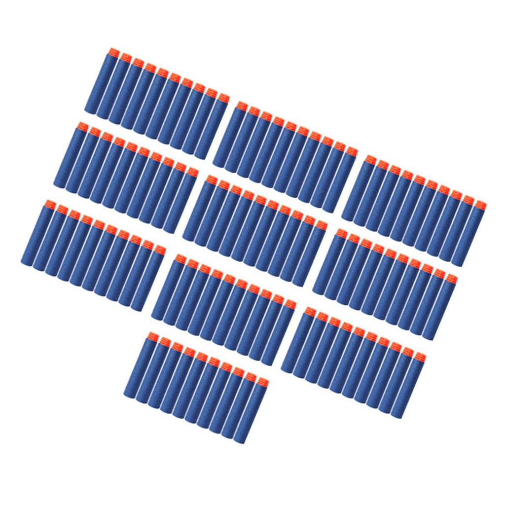 100Pcs Foam Refill Darts 7.2cm Portable Soft Foam Refill Dart for Toy Gun Children Kids Blue