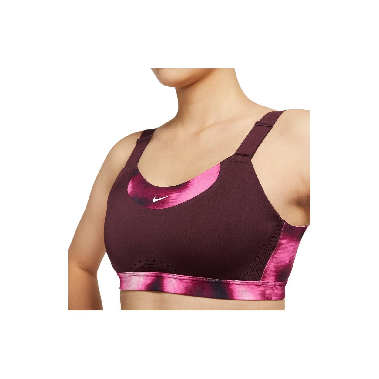 

Nike High Support Adjustable Sports Bra Women underwear Burgundy DR2839-652 L