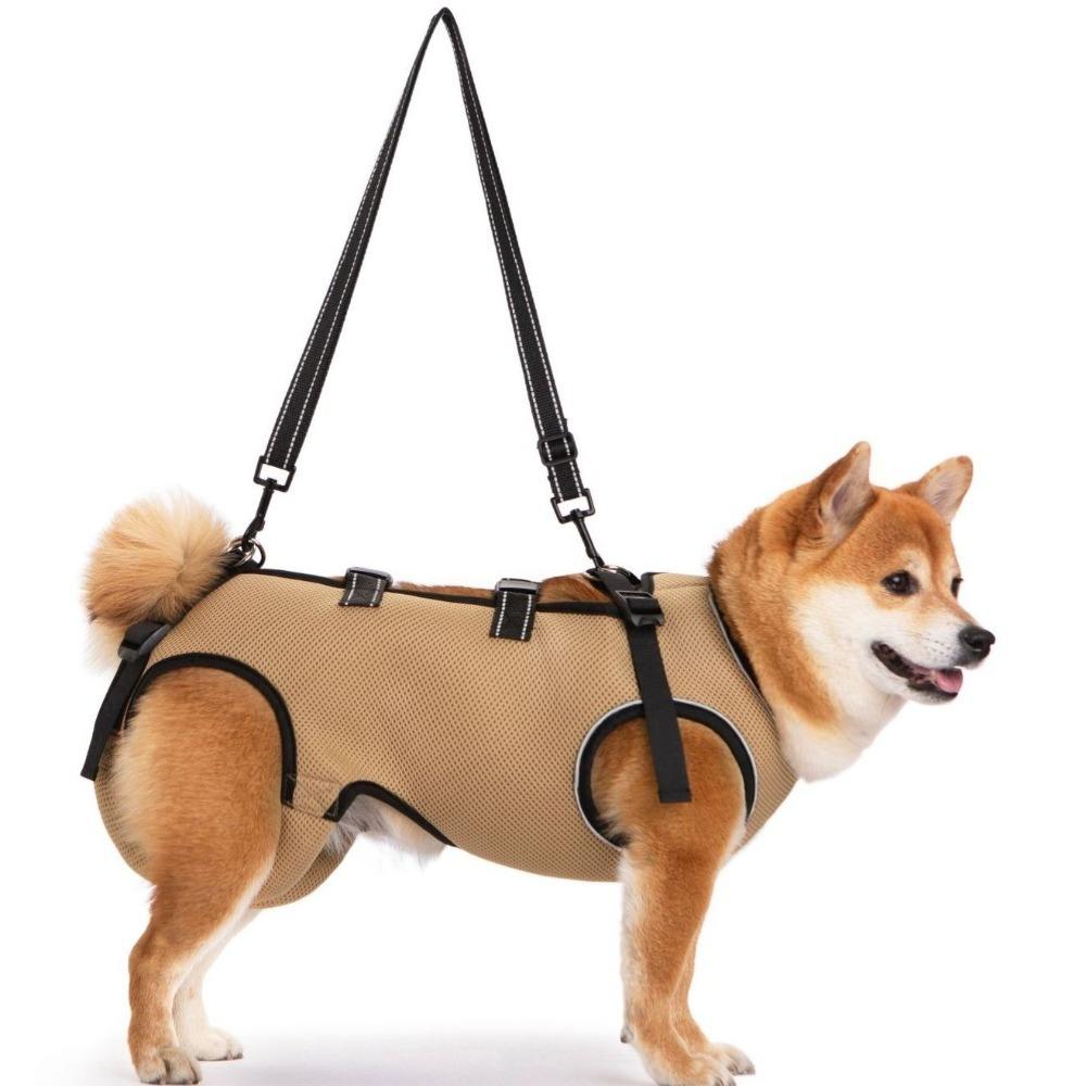 

Breathable Dog Assistance Strap Adjustable Strap Pet Rehabilitation Harness Elderly Dogs XS хаки