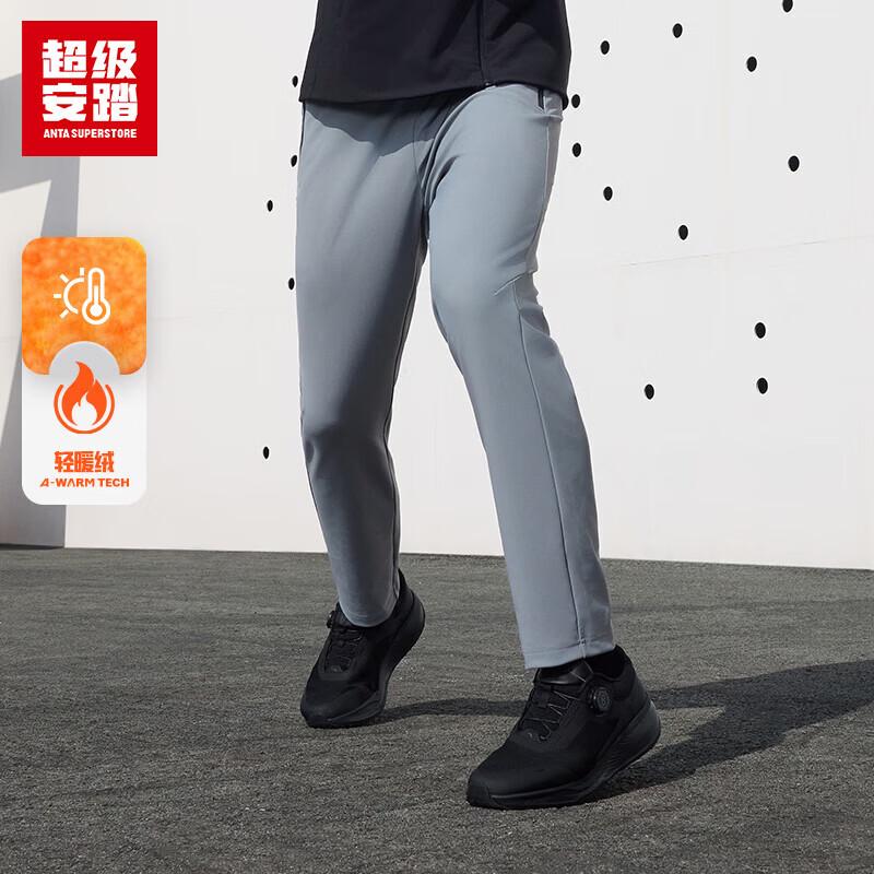Anta Men s Fleece-Lined Straight-Leg Sports Pants 175/L