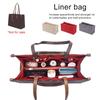 Large Capacity Tote Bag Organizer Makeup Storage Felt Insert Bag Organizer Custom Size Insert Bags for Toiletries Accessories
