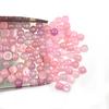 Dyed Pink Jade Square Cushion Cabochon Loose Gemstone Lot 35 Pcs 8 MM 100 CT For Jewelry Making