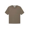 Fear of God Essentials FW21 Harvest Solid Color Letter Print Crew Neck Short Sleeve T-Shirt Unisex Tops Wheat-Brown FOG-FW21-008