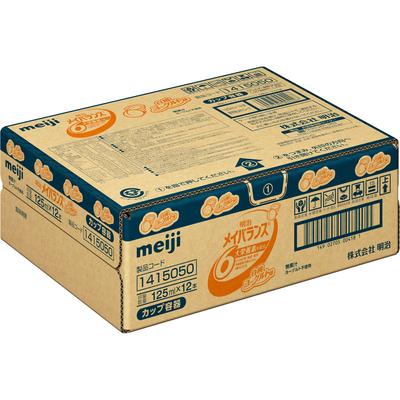 MEIJI Maybalance Mini Cup sabor iogurte de pêssego branco 125ml x 12 Cheer Pack Maybalance