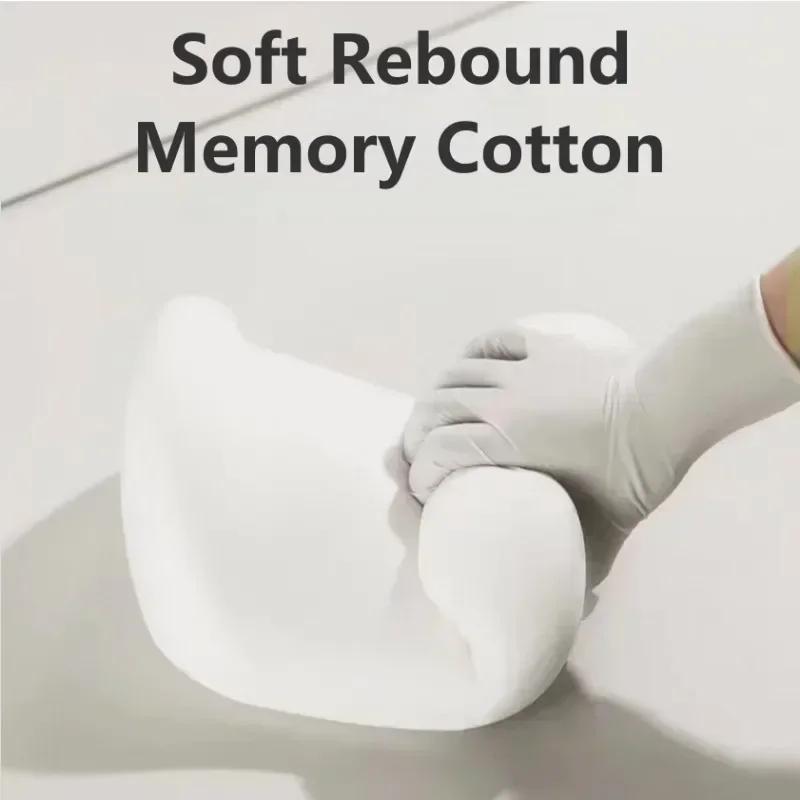 Car Pillow Headrest Neck Pillow Memory Cotton Cervical Lumbar Support Car Headrest Back Pad Back Pillow Car Interior Accessories