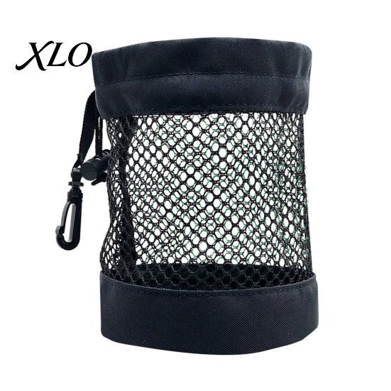Multi-purpose Golf Ball Bag Portable Storage Bag, Drawstring Mesh Pouch for Accessory, Gear Holder Organizer, Gift Men Women Golfer Accessory