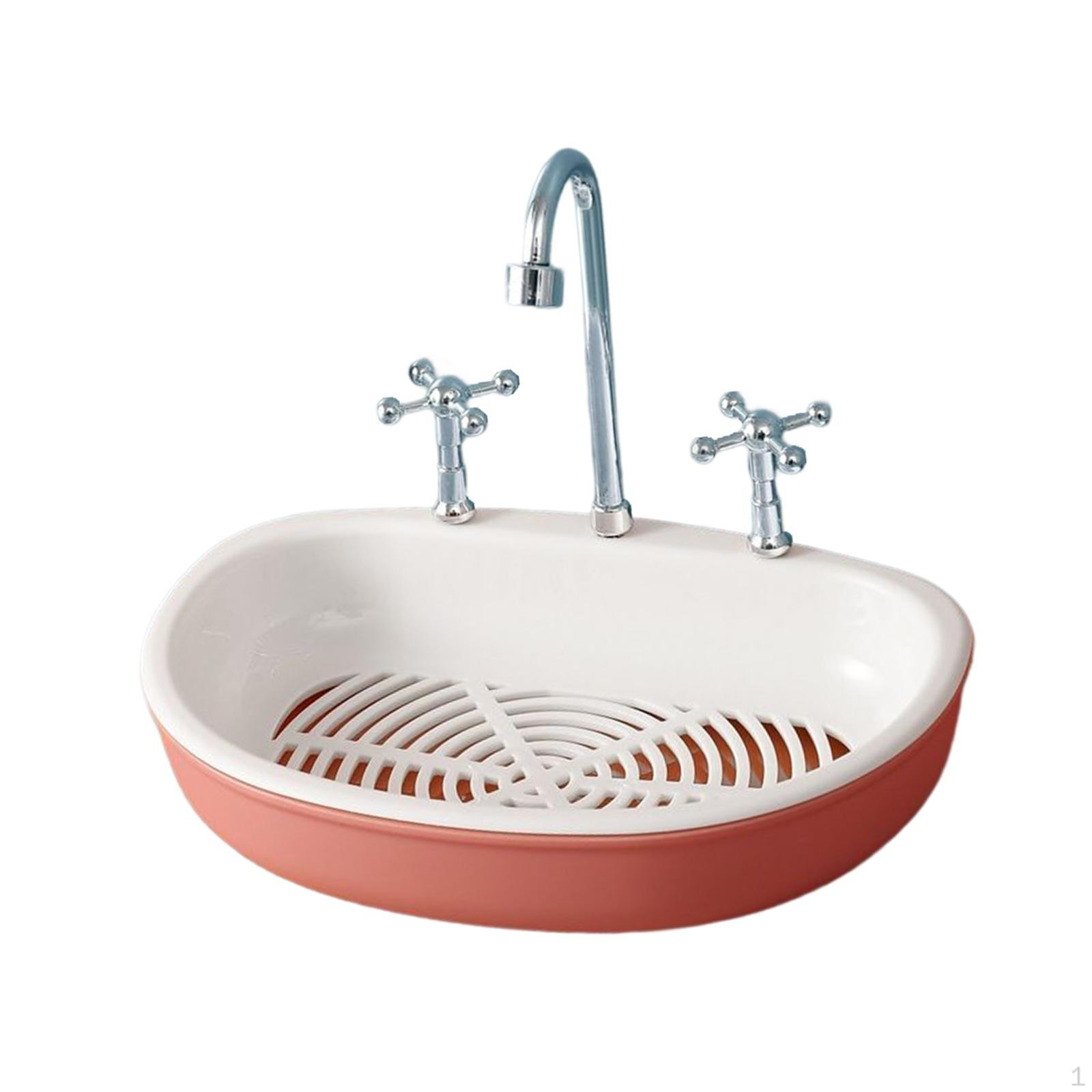 Soap Box Holder Storage Easy Cleaning Creative Tray Household Dish розовый